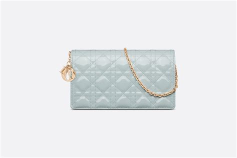 lady dior pouch blue